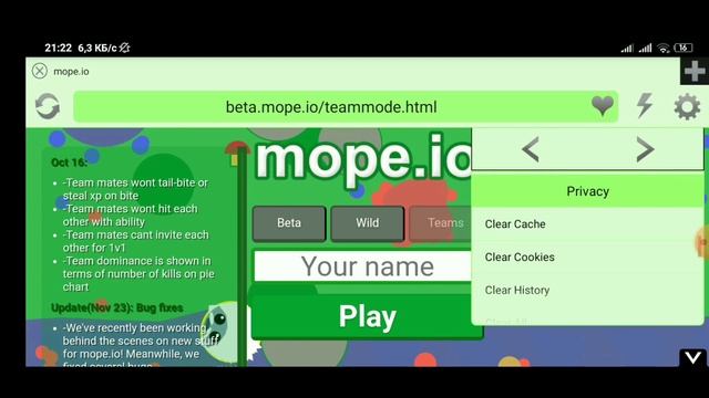 How to play mope.io beta on android // Как играть в бета мопио на телефоне // wild mope android смотреть онлайн