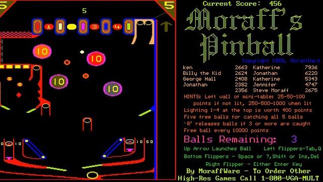 Moraff's Pinball - another bad pinball game смотреть онлайн