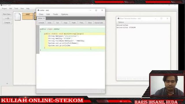 PBO-Variabel & Type data di Java Universitas STEKOM смотреть онлайн