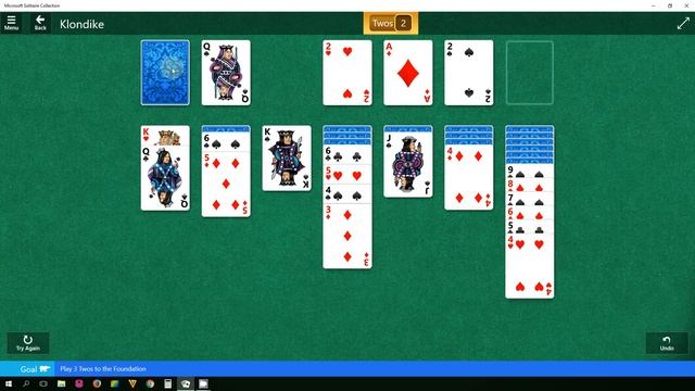 Klondike - Easy I - level 1 - Star Club - Microsoft Solitaire Collection смотреть онлайн