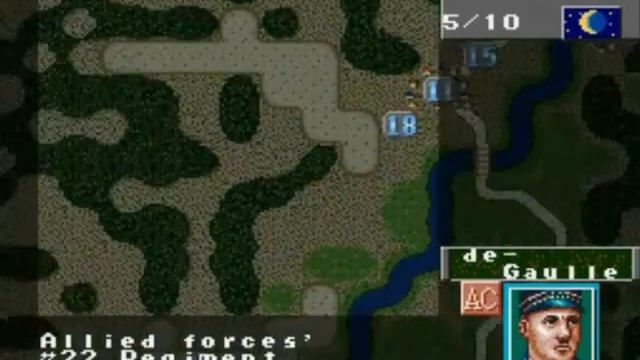 Nintendo SNES ► Operation Europe - Path to Victory 1939-45 смотреть онлайн