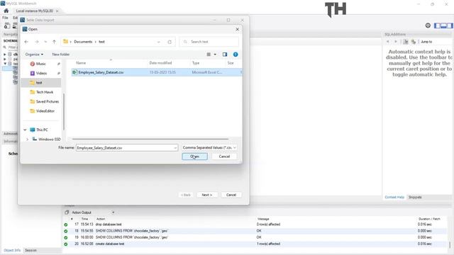 How to IMPORT Excel file/CSV to MySQL Workbench | 2023 смотреть онлайн