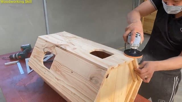 Крутой скворечник из дерева. смотреть онлайн