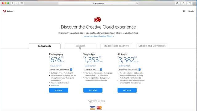 Creative Cloud Monthly Membership For Photoshop CC and Lightroom CC | HINDI смотреть онлайн