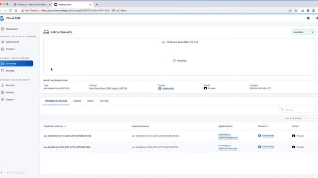 Simplify K8s operations with Astra Data Store and Astra Control Center смотреть онлайн