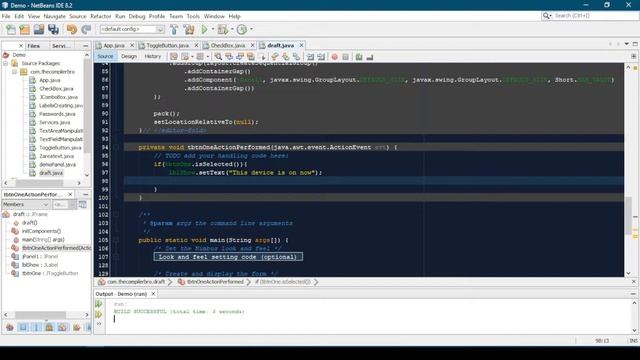 Java Swing Project-Part 10 | How to Add Toggle Button in Java Swing | NetBeans | A.y. Siam | смотреть онлайн