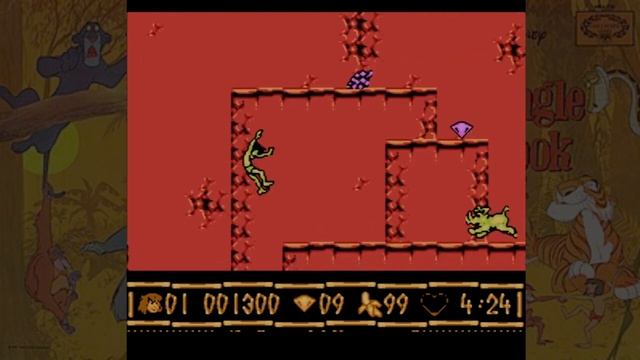 The Jungle Book - Game Over (NES) смотреть онлайн