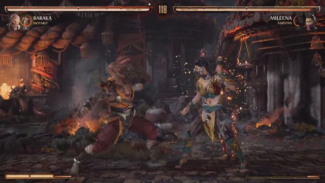 Mortal Kombat 1 PS5 gameplay baraka vs melina medium the fire temple смотреть онлайн