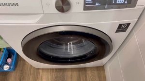 Гул работы стиральной машинки SAMSUNG WW10T634CLH/LP
