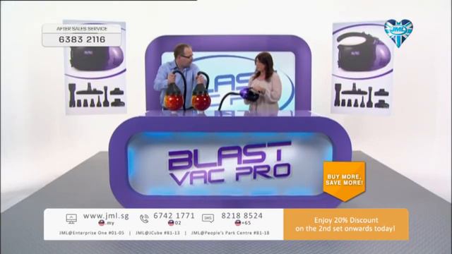 JML Blast Vac Pro + FREE Fast Fit Sticky Roller смотреть онлайн