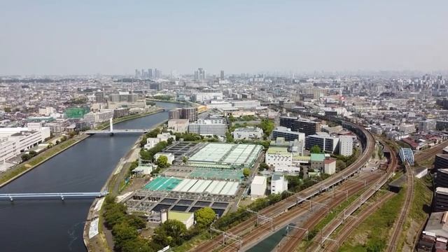 Япония с высоты птичьего полета | Город Токио, Иокогама, Осака | Видео в 4к | Япония что посмотреть смотреть онлайн