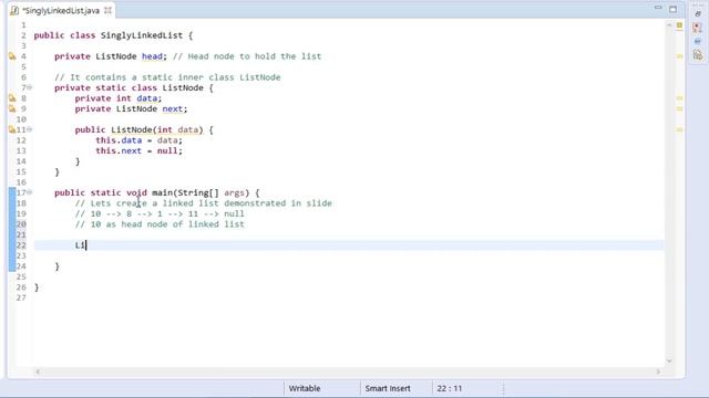 HOW TO CREATE SINGLE LINKED LIST IN JAVA | STRUKTUR DATA смотреть онлайн