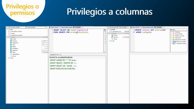 MariaDB / MySQL Usuarios y privilegios - 11 Privilegios Parte 3 смотреть онлайн