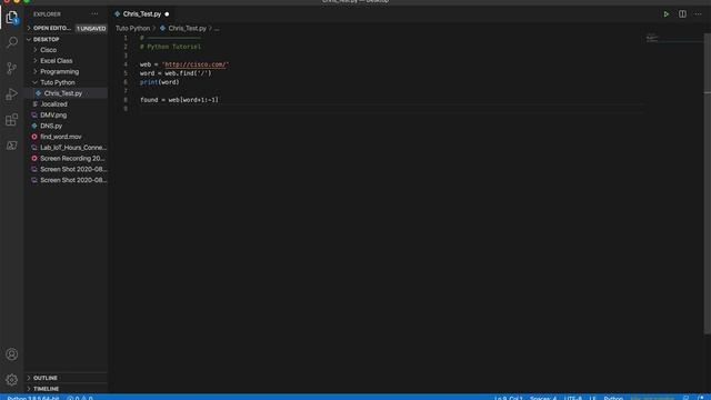 Python ~ Extract a portion of a string. смотреть онлайн