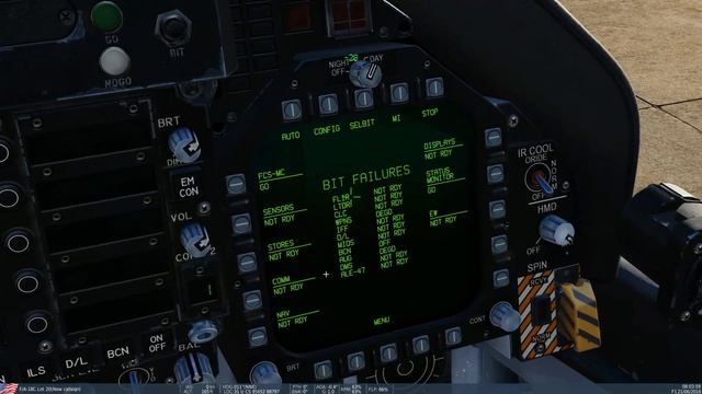 FA-18C Hornet: BIT Test DDI Page Tutorial | DCS WORLD смотреть онлайн