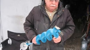 Ледобур - шуруповерт своими руками