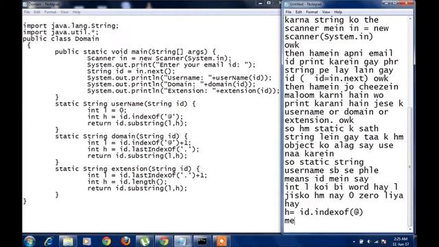 Domain || extension || username in JAVA Part#2 смотреть онлайн