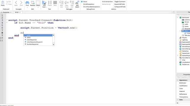Scripting Tutorial How to Script a Opening / Closing Door Roblox Studio смотреть онлайн