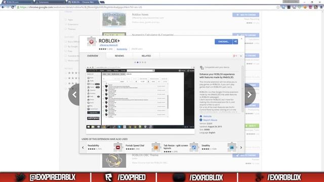 ROBLOX - BEST GOOGLE CHROME EXTENSION?!?! смотреть онлайн