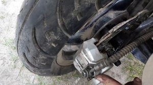 Задний дисковый тормоз скутер 50-80 кубов самодел