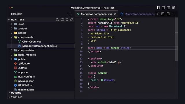 A First Look at Nuxt SERVER COMPONENTS смотреть онлайн
