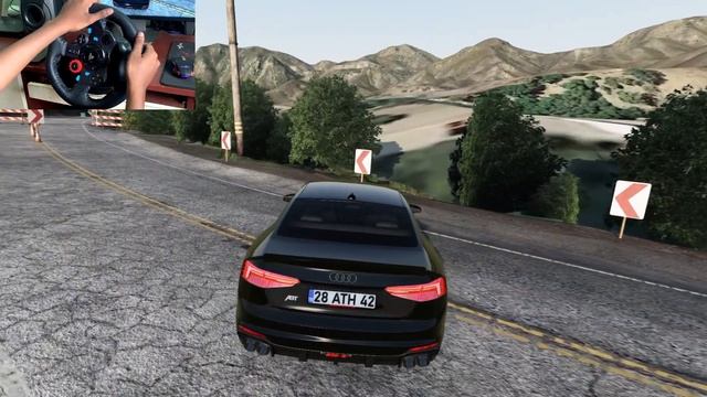 Insane Audi RS5 Driving with Logitech G29 | Assetto Corsa смотреть онлайн