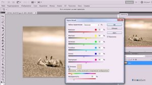 Как сделать сепию в Фотошопе. Эффект сепия.