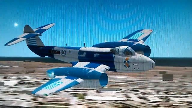 F 8 Gloster Meteor Flyby Acropolis 2 смотреть онлайн