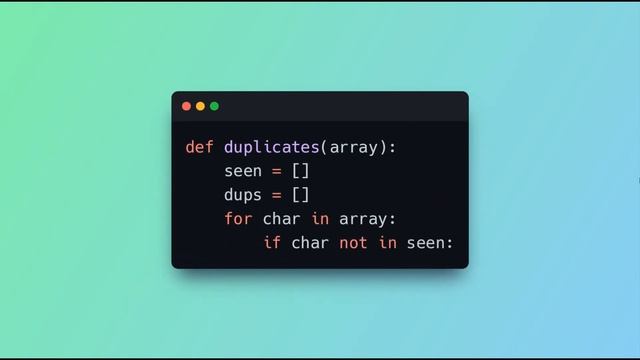How to Find Duplicates in Python Arrays смотреть онлайн
