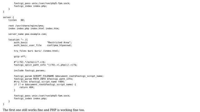 DevOps & SysAdmins: Multiple server blocks in nginx: Php not working on server 2 смотреть онлайн