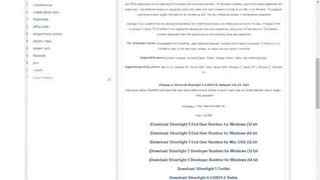 Download Microsoft Silverlight 5.1.30514.0 смотреть онлайн