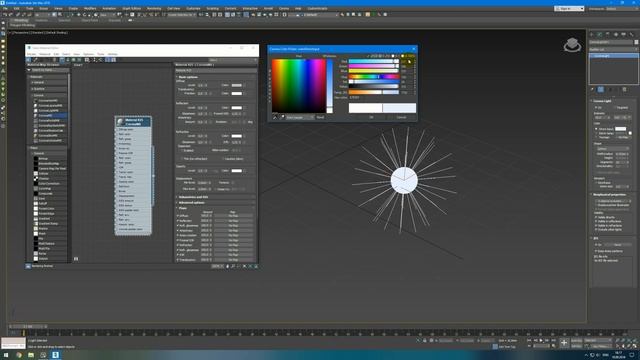 Corona Color Picker - Улучшенный выбор цвета, замена обычного | Corona Renderer Уроки для начинающи