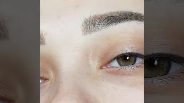 Татуаж бровей через год после коррекции и межресничка смотреть онлайн