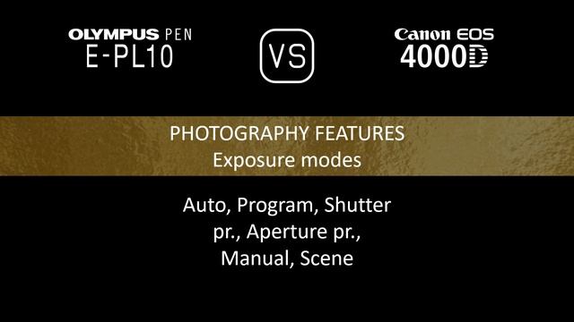 Olympus PEN E-PL10 vs. Canon EOS 4000D: A Comparison of Specifications смотреть онлайн