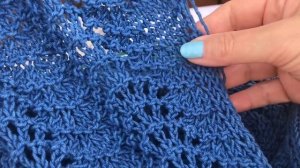 Ажурная летняя кофточка спицами без сложных расчетов . Простой мастер-класс для начинающих.