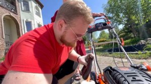 Радости КОЛХОЗНИКА!! Царская газонокосилка! Daewoo DLM 5500 SVE Лучшая газонокосилка всех времён!