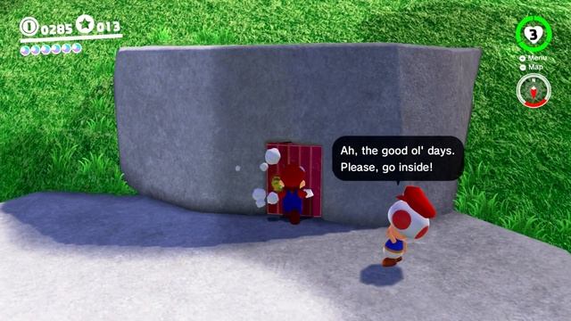 Super Mario Odyssey - Super Mario 64 Easter Egg (Polygonal Costume & Castle Courtyard) смотреть онлайн