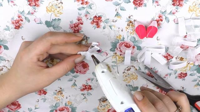 Заколка Зайчик из лент канзаши / DIY /Ручная работа смотреть онлайн