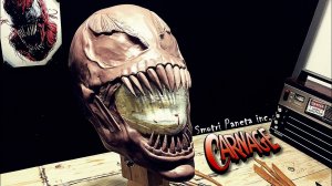 Как сделать маску Карнажа / Как слепить симбиота Карнажа?