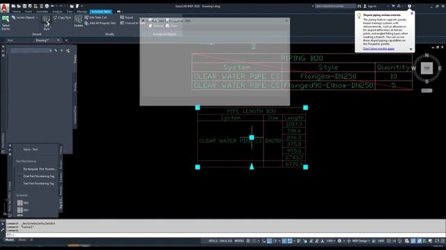 Autocad MEP How to create pipping and fitting schedule part 4 смотреть онлайн