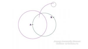 Как найти центр окружности с помощью циркуля и линейки
