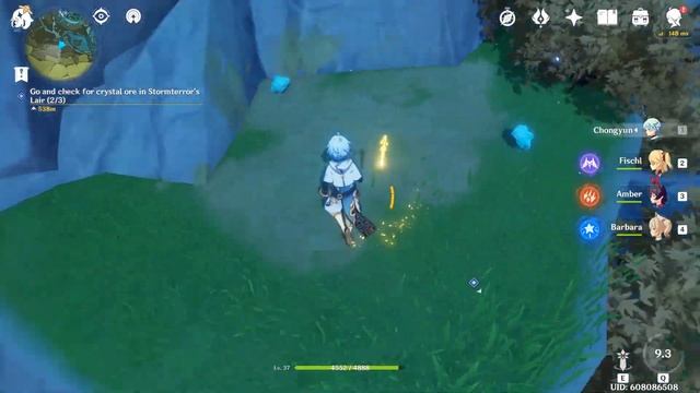 After The Storm Quest - Genshin Impact - Check For Crystal Ore In Stormterror's Lair смотреть онлайн