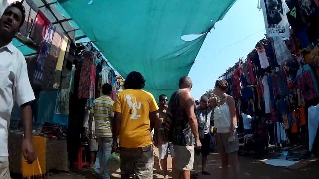 Рынок в Анжуне. Гоа. Часть 4. Market in Anjuna. Goa. Part 4. смотреть онлайн