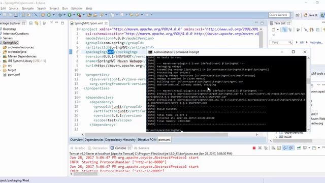 Spring MVC Hibernate JQuery Maven | Tutorial 3 Understanding Maven POM (Urdu & Hindi) смотреть онлайн