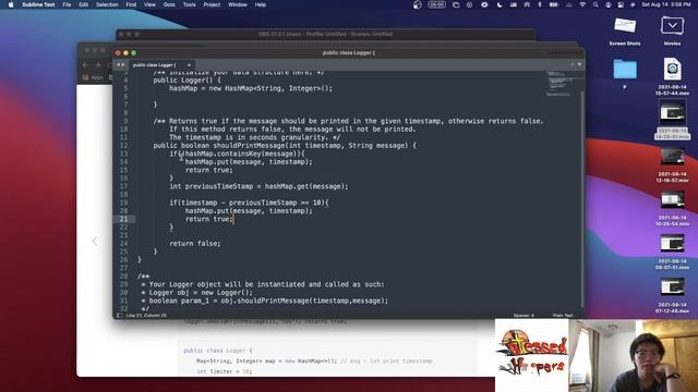 LeetCode 359 Logger Rate Limiter - Java - Day 22 смотреть онлайн