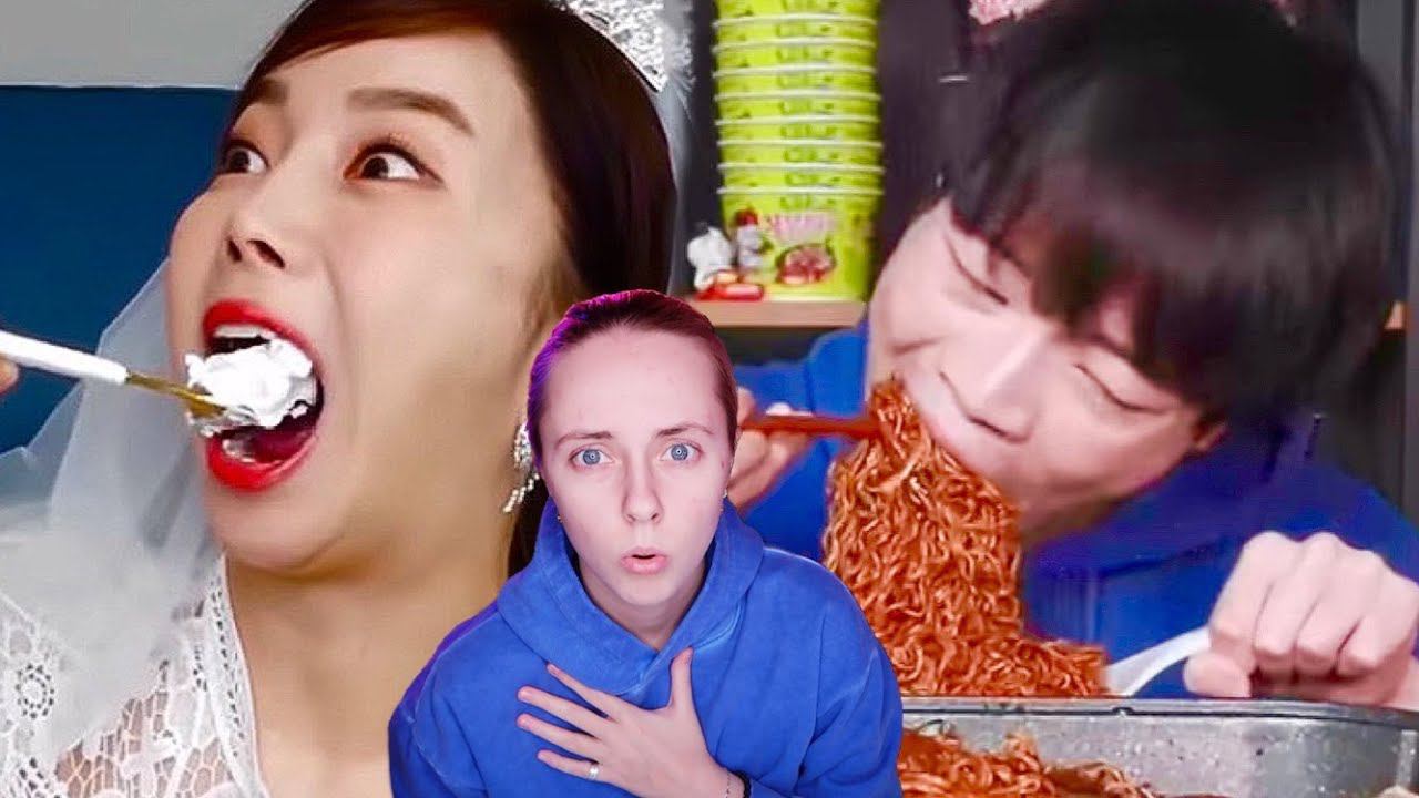 ЖЕСТЬ ЧТО ЭТИ КОРЕЙЦЫ СЕБЕ ПОЗВОЛЯЮТ реакция на корейцев в асмр и мукбанг смотреть онлайн