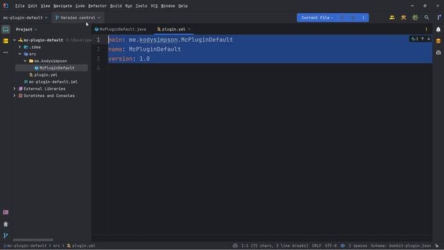 Creating a Minecraft Plugin Project in IntelliJ IDEA смотреть онлайн