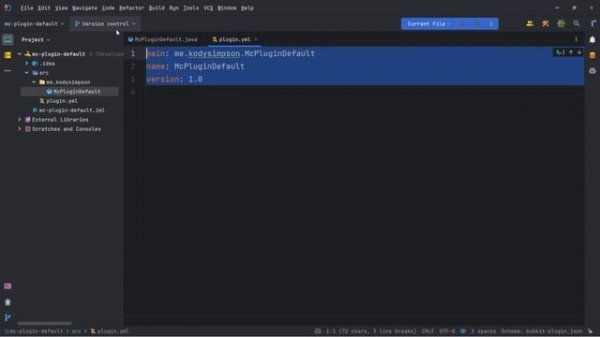 Creating a Minecraft Plugin Project in IntelliJ IDEA