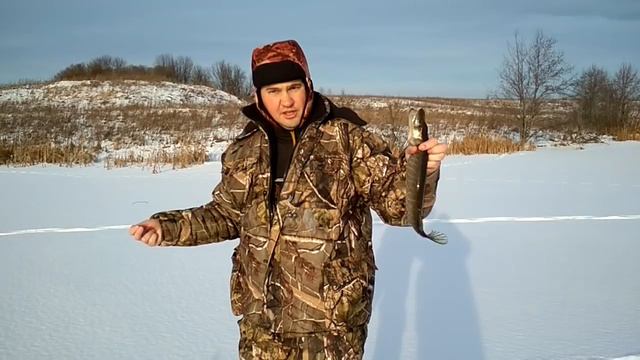 Рыбалка на жерлицы зимой.Ловим щуку на жерлицы. смотреть онлайн