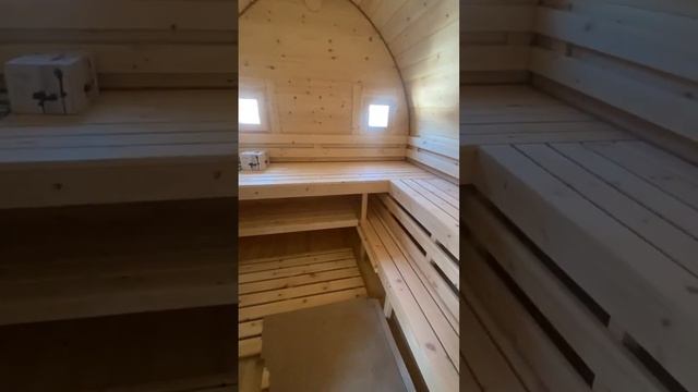 Видеообзор бани Викинг 6 метров с кухонной зоной смотреть онлайн
